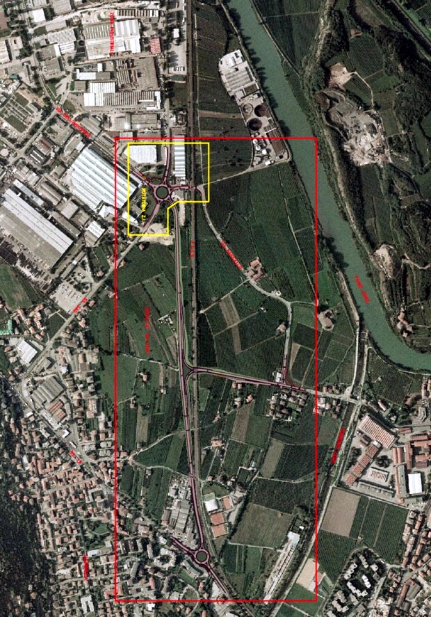 La circonvallazione di Rovereto